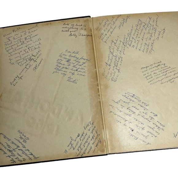 Landon High School Yearbook Jacksonville Florida 1950 Landonian Hardback u - Picture 5 of 11